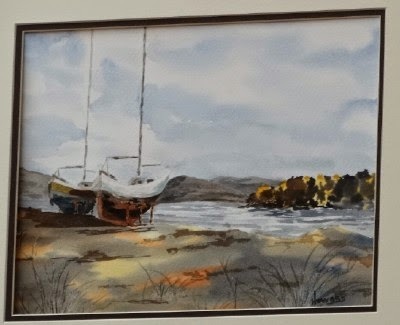 Howard Krauss' painting - done on location.